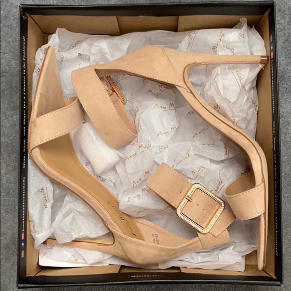 Anne Michelle Strappy Tan Even Heels - Picture 6 of 6